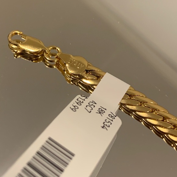 6mm Miami Cuban Chain 18k Gold Plated 20“ - Picture 2 of 6